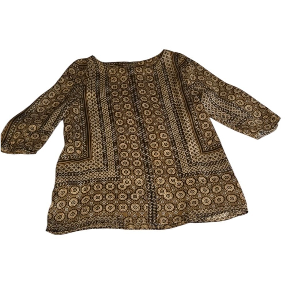 Mango Geometric Patterned Blouse - Picture 3 of 9
